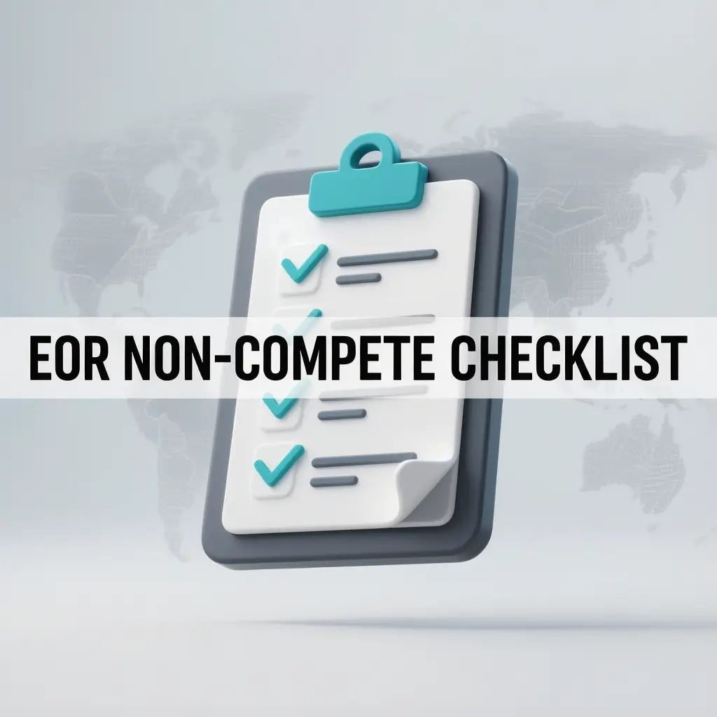 해외 원격고용 EOR 경업금지