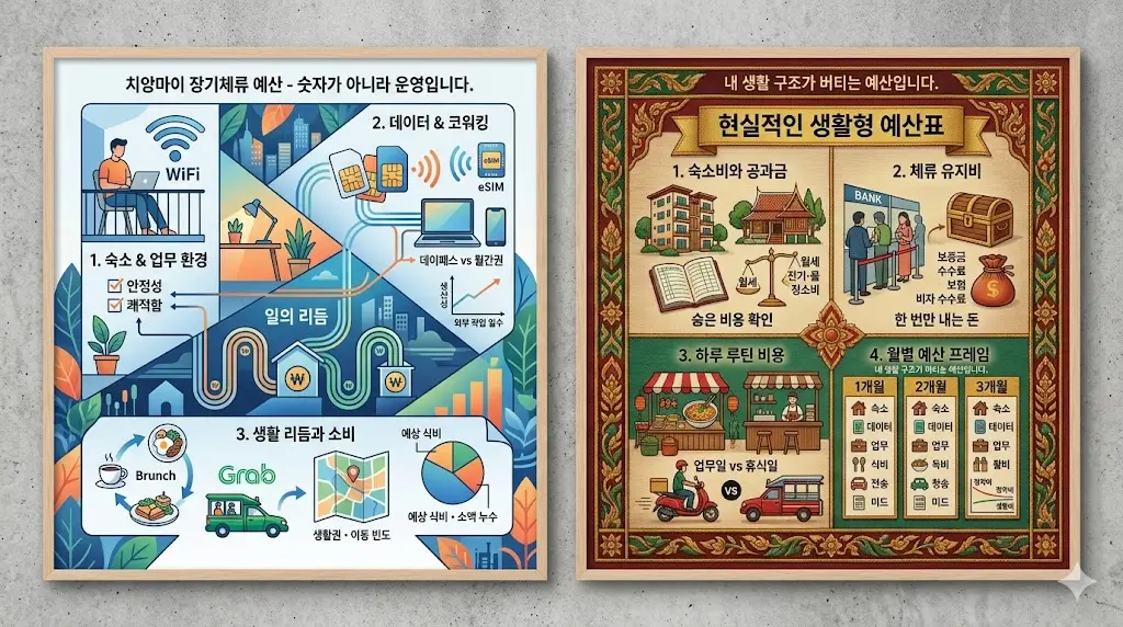 치앙마이 장기체류 예산