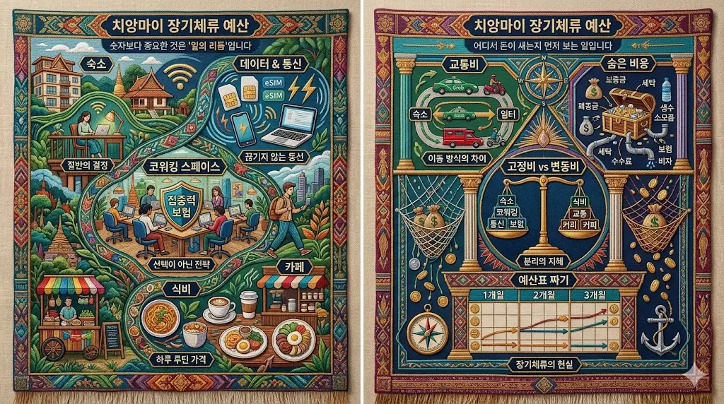 치앙마이 장기체류 예산