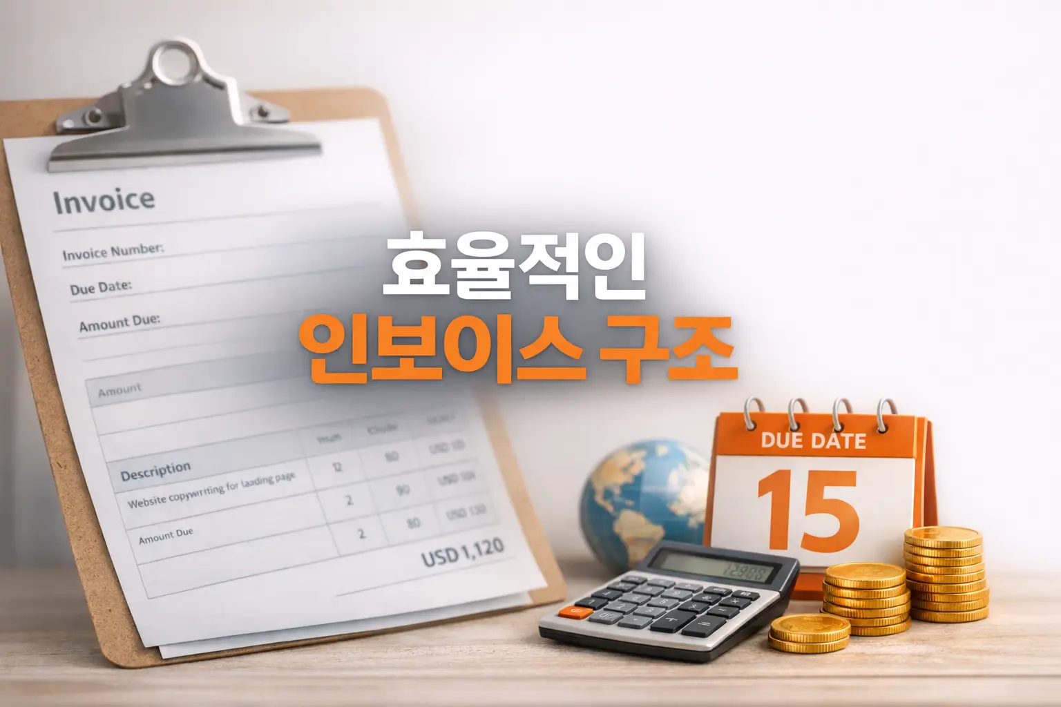 해외 클라이언트 인보이스 템플릿