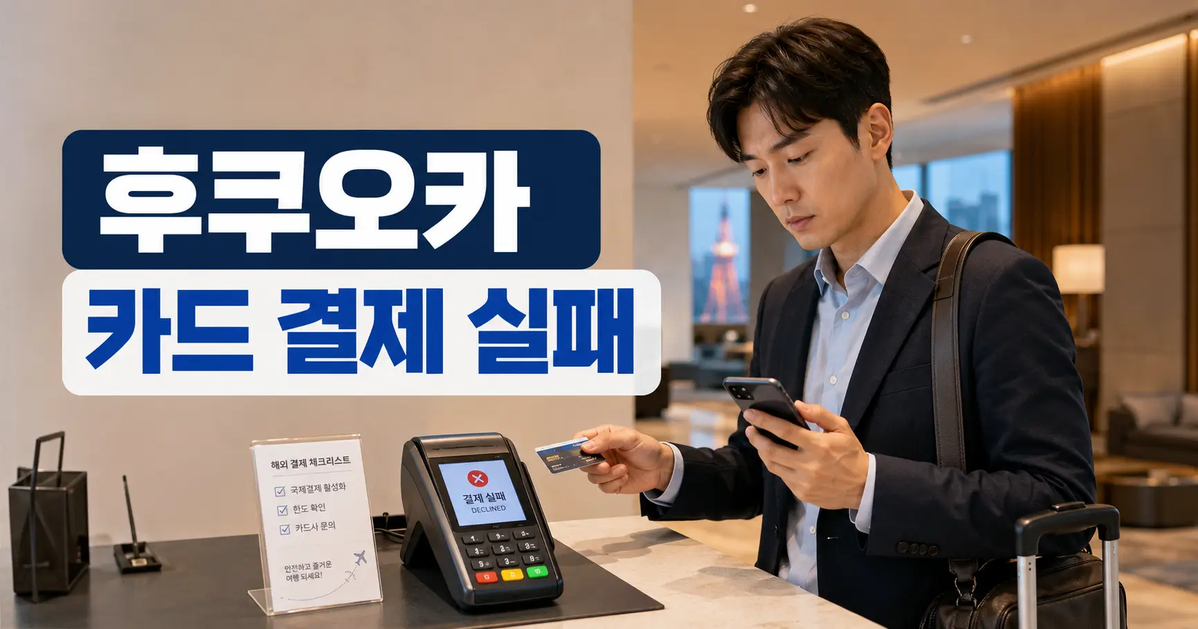 한국 카드 해외결제 실패