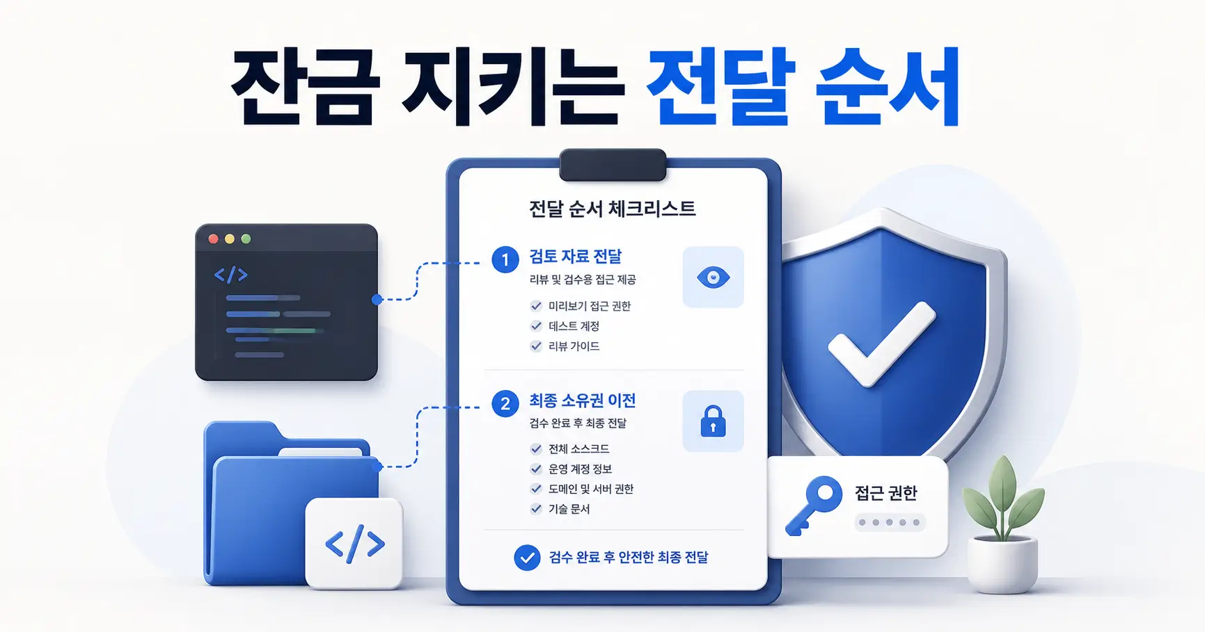 개발 프리랜서 잔금 미지급 방지