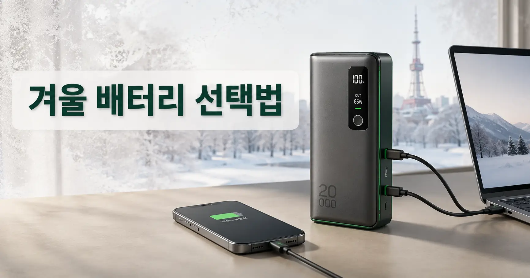 삿포로 겨울 보조배터리 선택법 : 원격근무자의 급방전을 막는 기준 4 삿포로 겨울 보조배터리