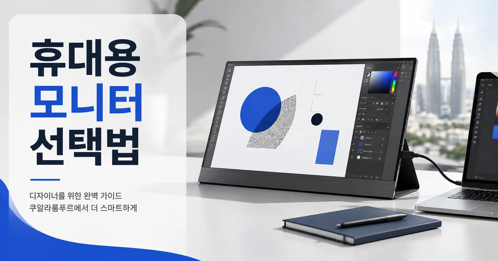 쿠알라룸푸르 디자이너용 휴대용 모니터, 큰 화면보다 먼저 볼 것이 있습니다 4 쿠알라룸푸르 휴대용 모니터
