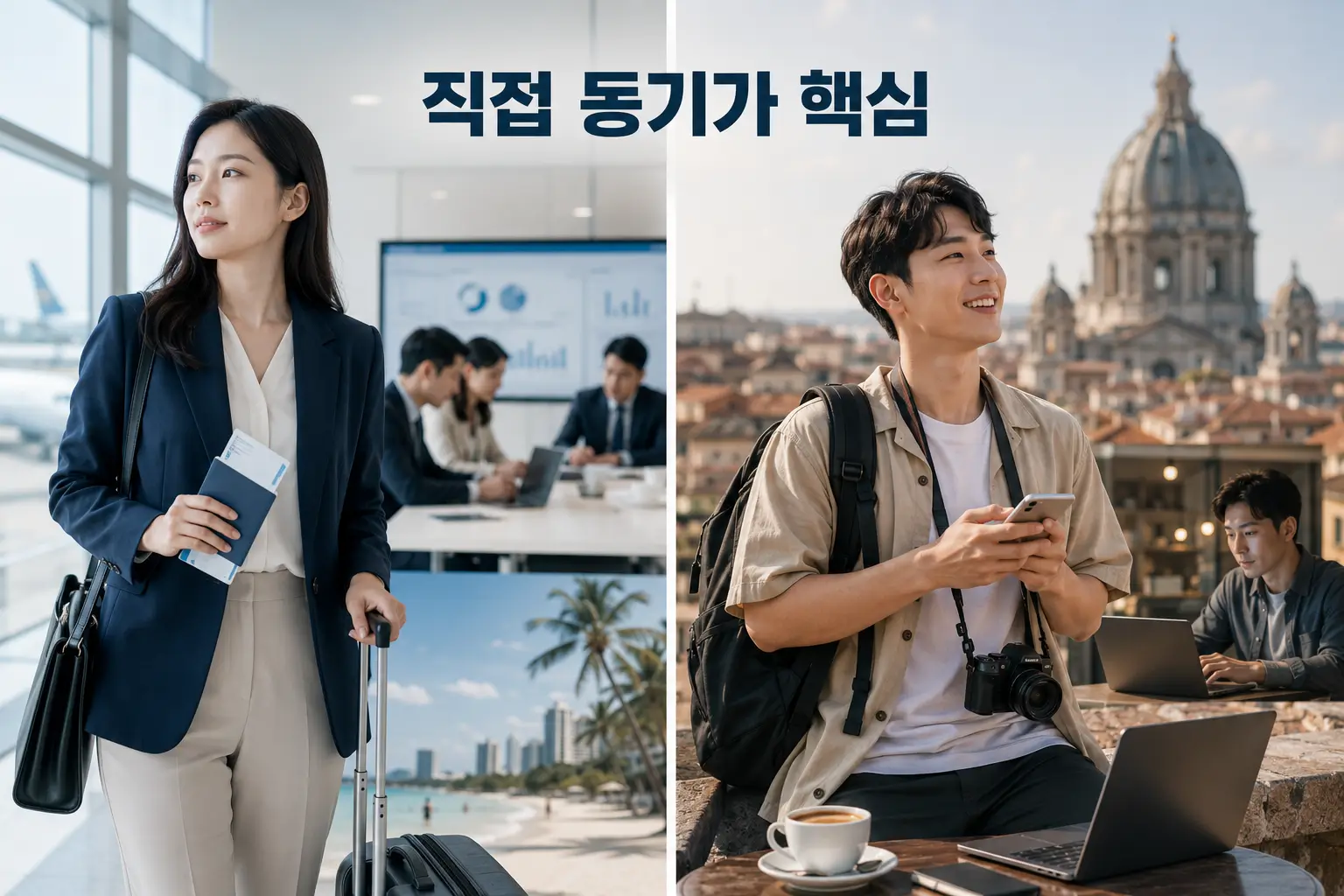 프리랜서 해외 항공권 비용 종합소득세 경비처리 기준: 출장과 여행을 함께 했다면? 3 업무 목적의 해외출장과 관광 중심 여행을 대비해 항공권 경비 인정에서 출국의 직접적인 동기가 중요함을 보여주는 장면