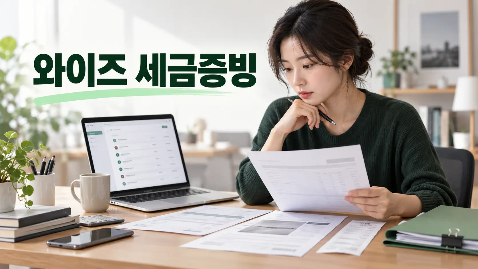 Wise 거래내역과 인보이스·계약서 등 종합소득세 증빙자료를 함께 확인하는 프리랜서